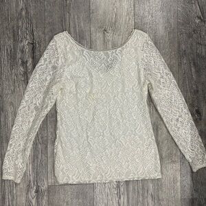 Whitehouse Blackmarket lace top